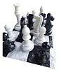 Ajedrez Clásico Portátil Con Fichas Plásticas Y Tablero - Miniatura 7