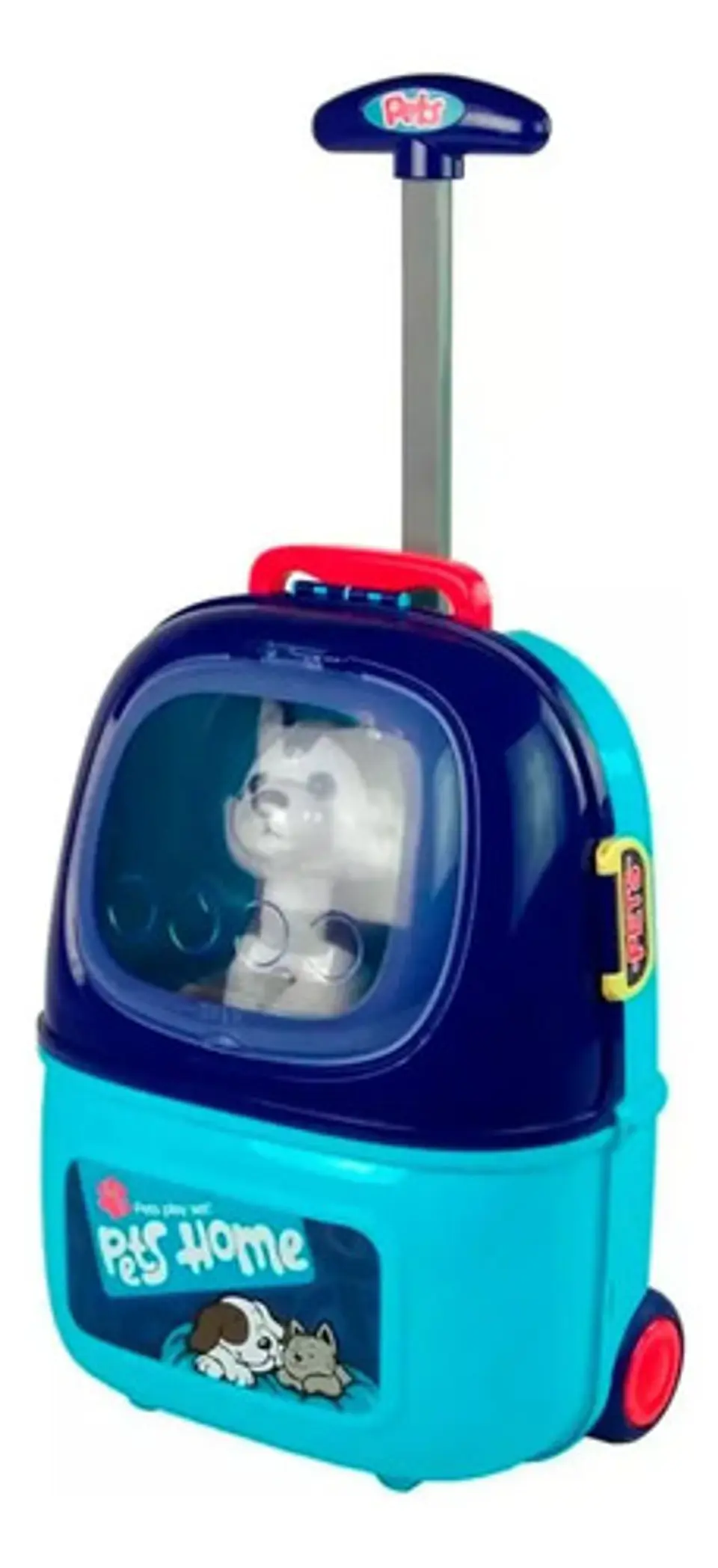 Valija Maletín Veterinaria Para Perro Husky, Set De 19 Piezas En Color Azul 2