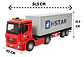Mula Control Contenedor Truck Carga Tractomula Camion Hstar Rojo Trailer Contenedor - Miniatura 8