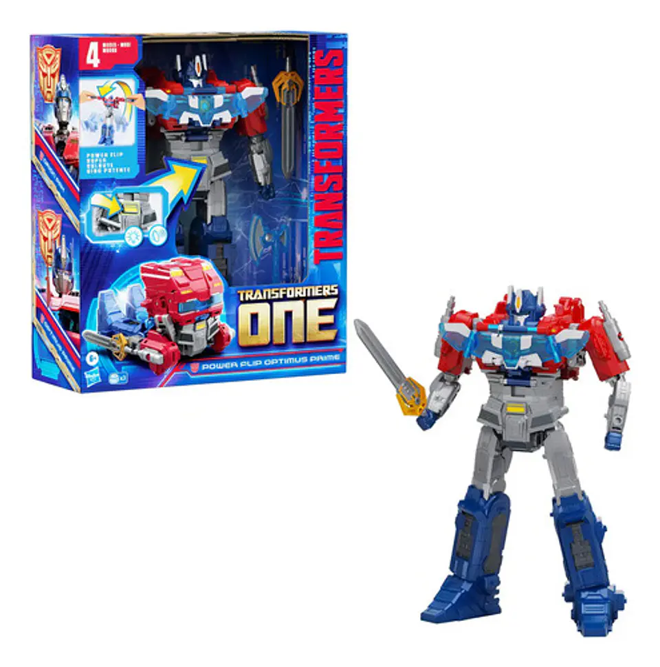 Figura De Acción Transformers Optimus Prime 10 Interactiva 3