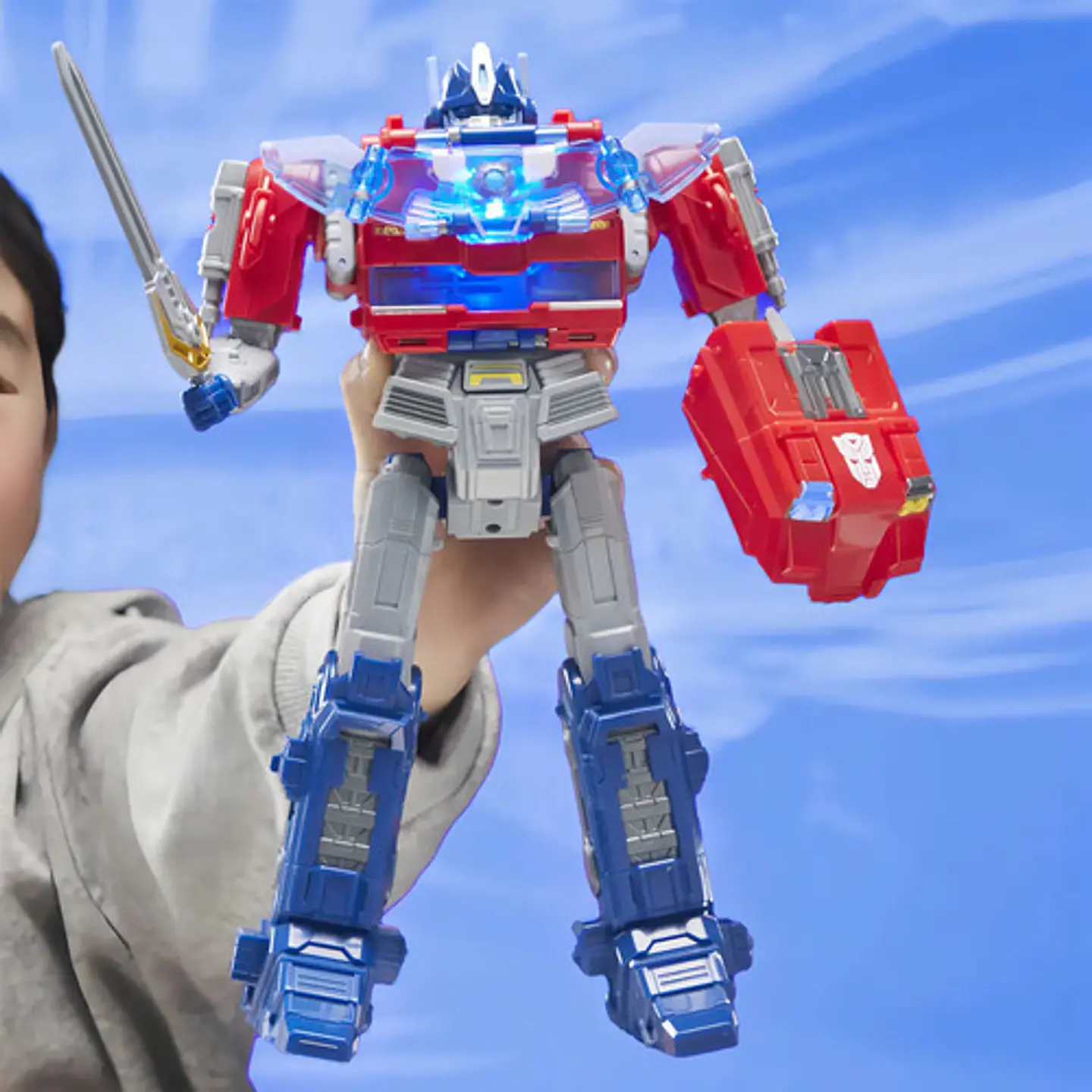 Figura De Acción Transformers Optimus Prime 10 Interactiva 9