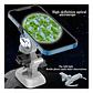 Microscopio Trinocular Óptico 1200x Blanco Didáctico C2208 Macrooutlet 3v - Miniatura 4