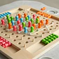 Juego De Mesa Triangulación Clavijas Didáctico Madera - Miniatura 5