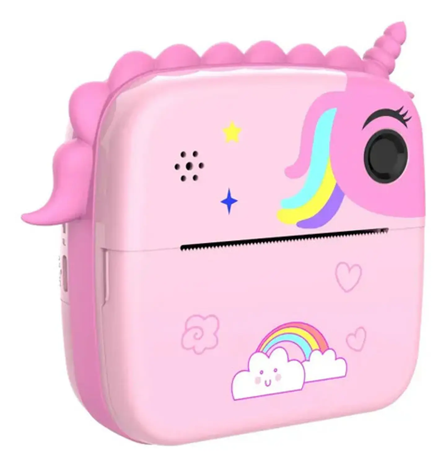 Cámara Niñas Unicornio Dino Fotos Instantáneas Rollos Papel 5