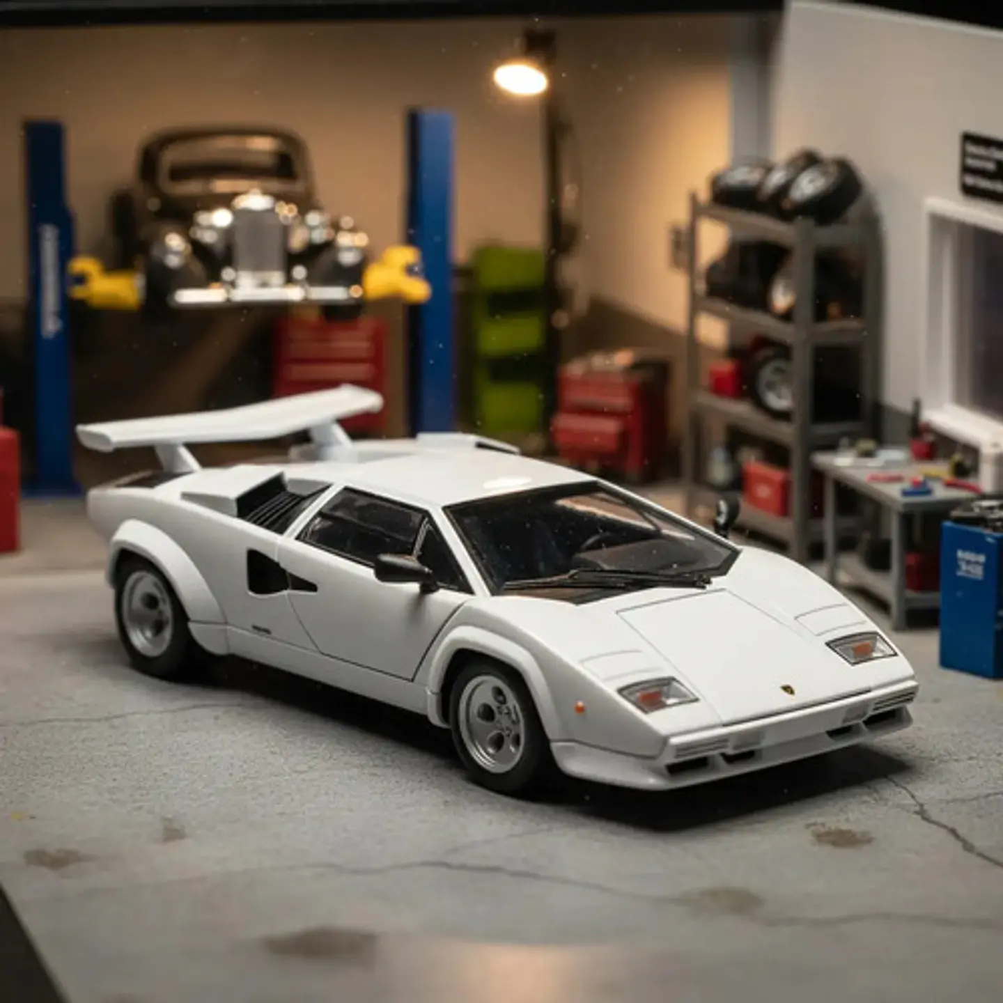 Carro A Escala 1:24 Lamborghini Countach Colección 6