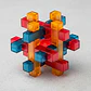 Cubo Rubik 3x3x3 Luban Lock Rosa Chicle Rompecabezas 3d - Miniatura 1