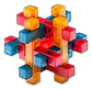 Cubo Rubik 3x3x3 Luban Lock Rosa Chicle Rompecabezas 3d - Miniatura 4