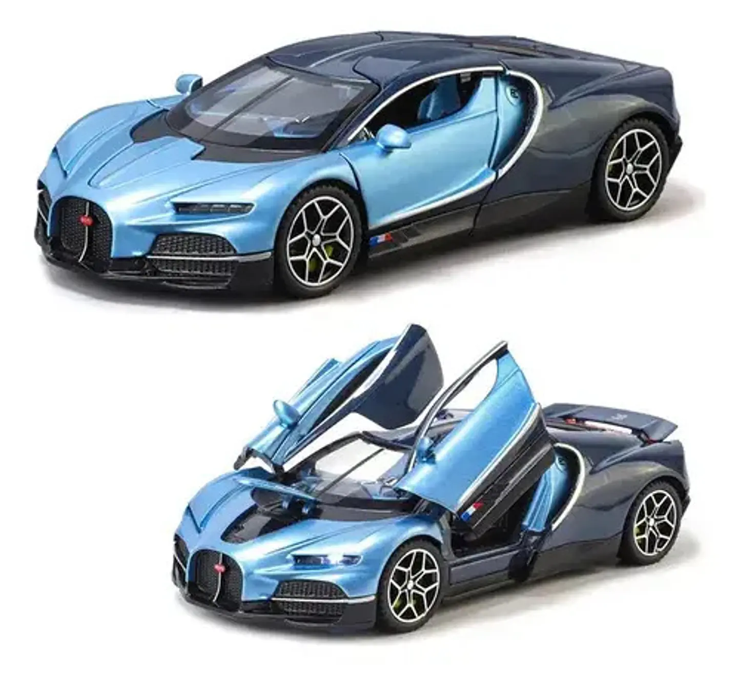 Carro A Escala 1:24 Bugatti Chiron Coleccionable Metalico 1