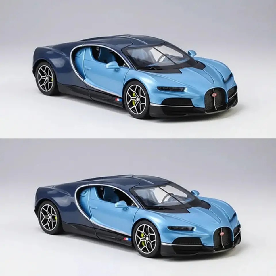 Carro A Escala 1:24 Bugatti Chiron Coleccionable Metalico 3