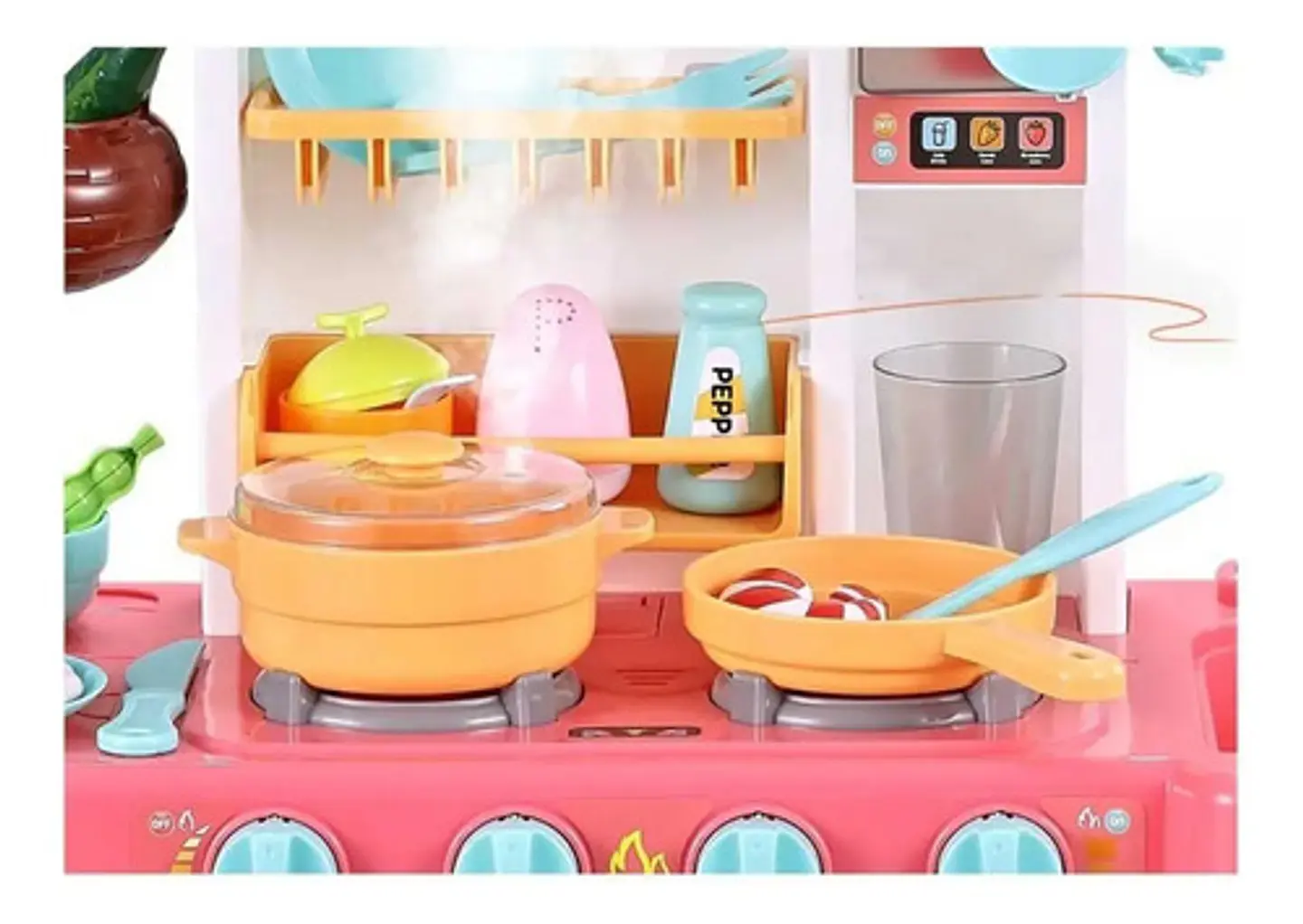 Set Cocina 72cm Juguete Niñas Infantil Horno Luz 889-152 Color Rosada 889-166 4