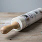 Rodillo Para Amasar Siliconado Mango Madera Panaderia Pizza Beige Con Chispas - Miniatura 2