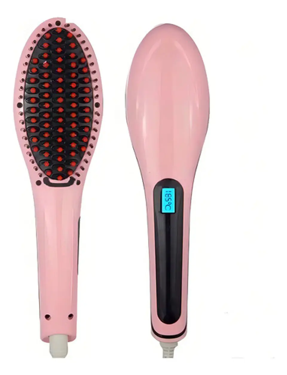Cepillo Alisador Fast Hair Straightener Hqt 906 Rosa 1
