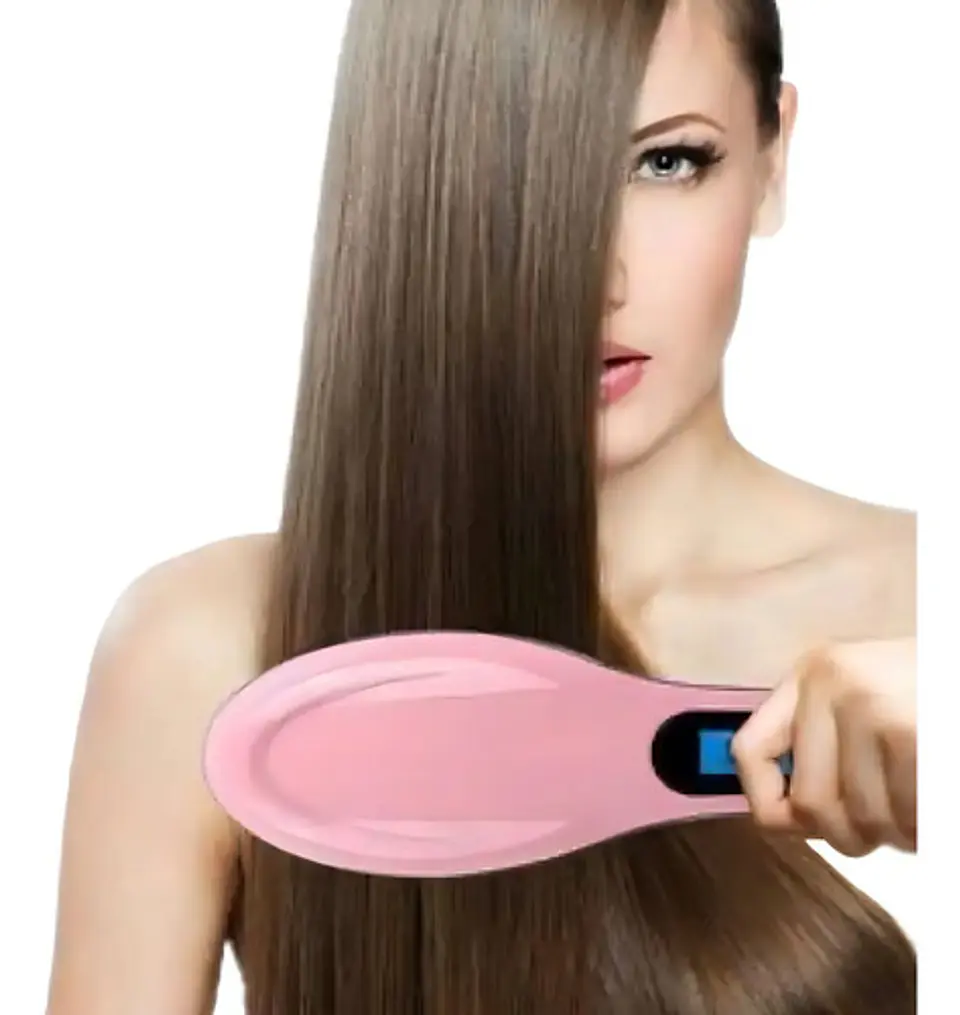 Cepillo Alisador Fast Hair Straightener Hqt 906 Rosa 2