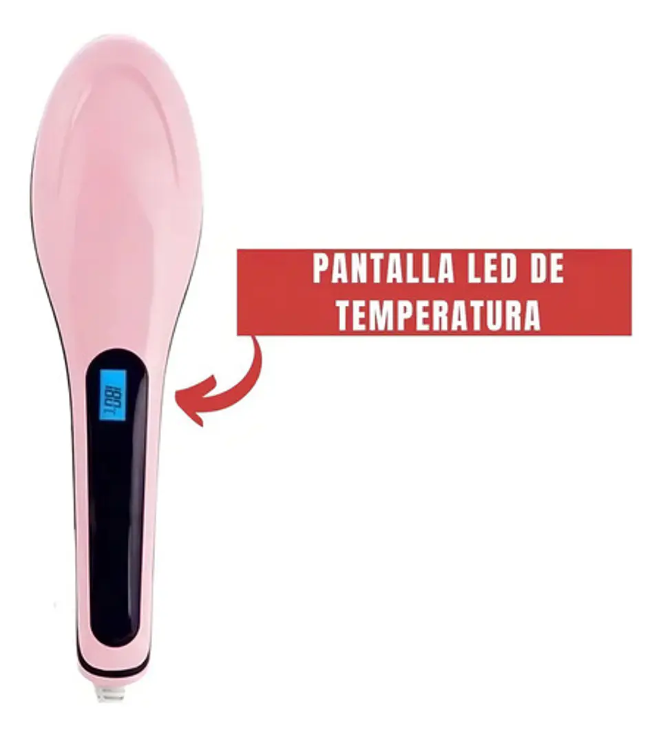 Cepillo Alisador Fast Hair Straightener Hqt 906 Rosa 4