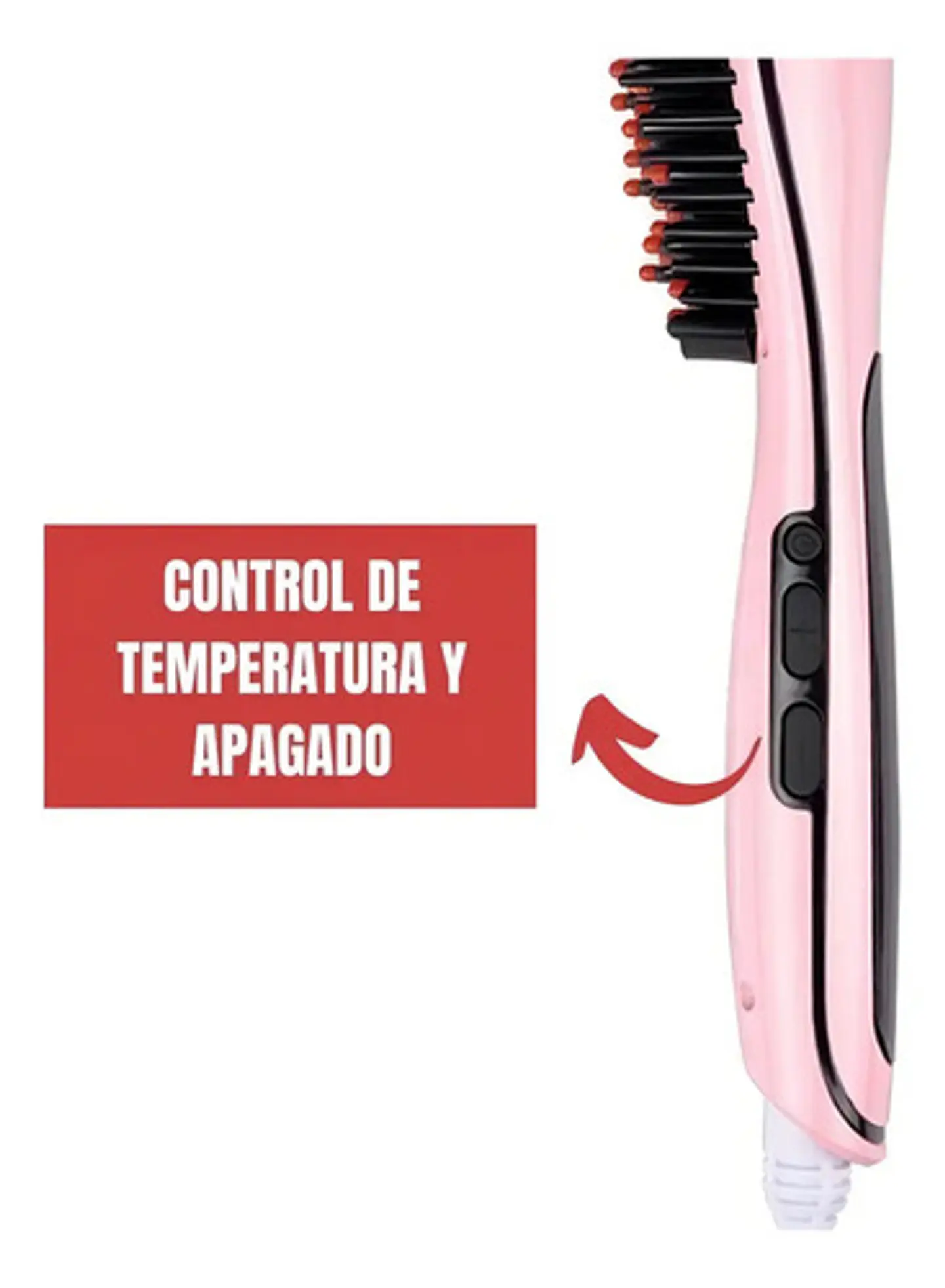 Cepillo Alisador Fast Hair Straightener Hqt 906 Rosa 6