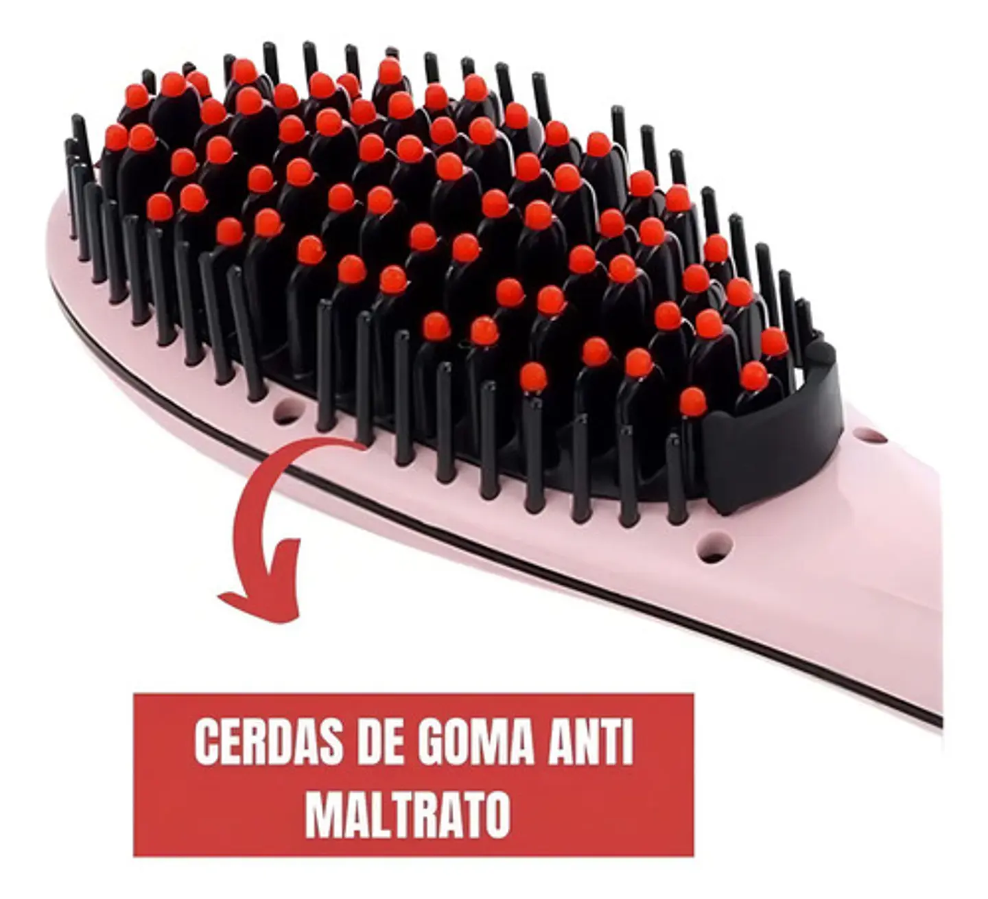 Cepillo Alisador Fast Hair Straightener Hqt 906 Rosa 7