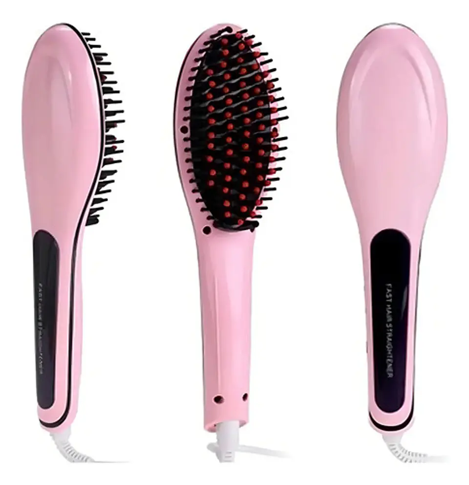 Cepillo Alisador Fast Hair Straightener Hqt 906 Rosa 8