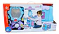 Bus Tranformable 2 En 1 Cocina Tocador Veterinaria Juguete Color Azul-lila - Miniatura 1