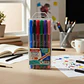 Bolígrafo Offi-esco Oe-077f-6 Semigel Trazo 0.7mm 6 Colores Variado Variado - Miniatura 3