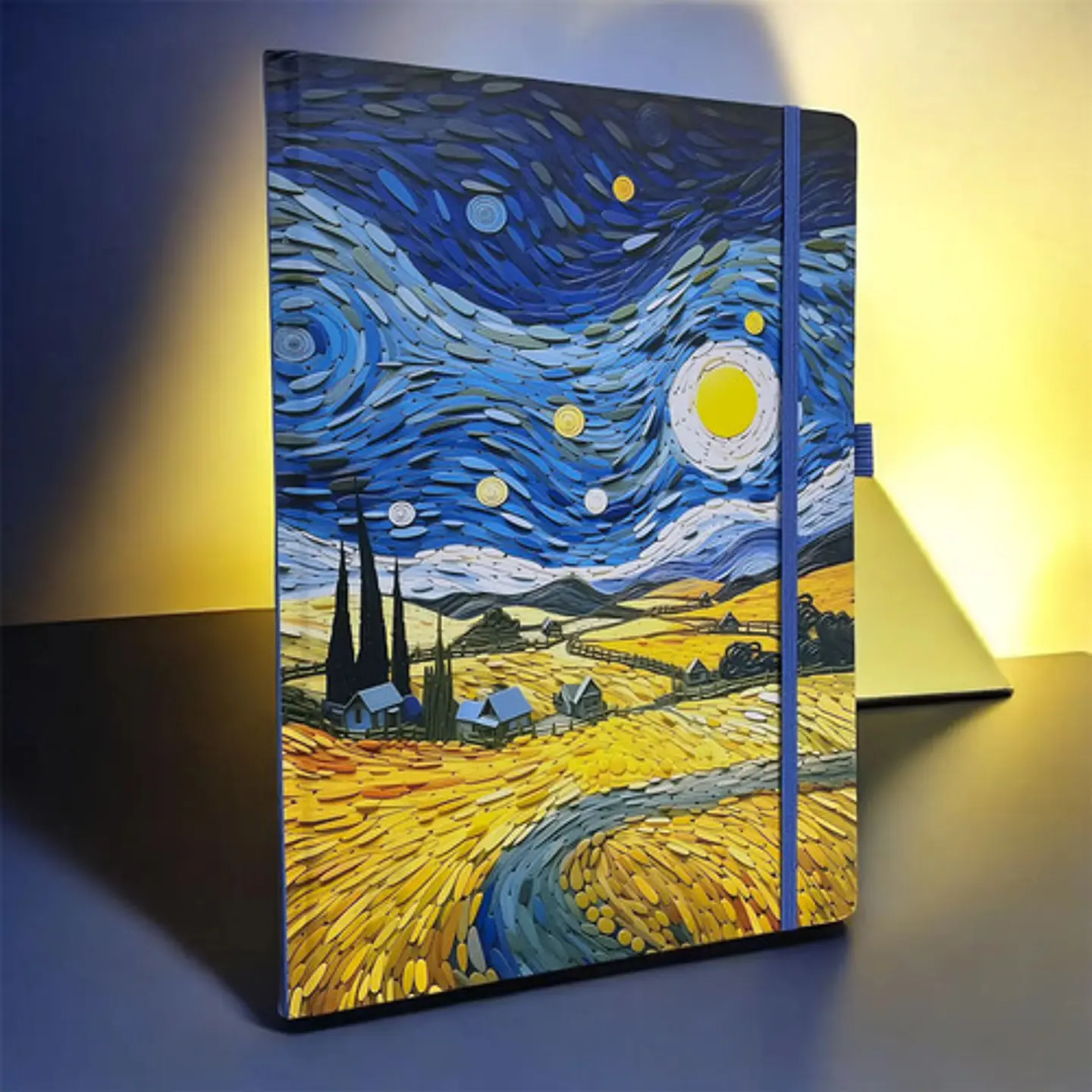 Cuaderno Agenda Tapa Dura Van Gogh Campo De Trigo Arte 3d Campo De Trigo Van Gogh 1