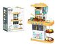Set Cocina De Juguete Minerva De 72 Cm Con Horno, Luz Y Sonido Para Niñas Amarillo 889-165 - Miniatura 2