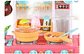 Set Cocina De Juguete Minerva De 72 Cm Con Horno, Luz Y Sonido Para Niñas Amarillo 889-165 - Miniatura 3