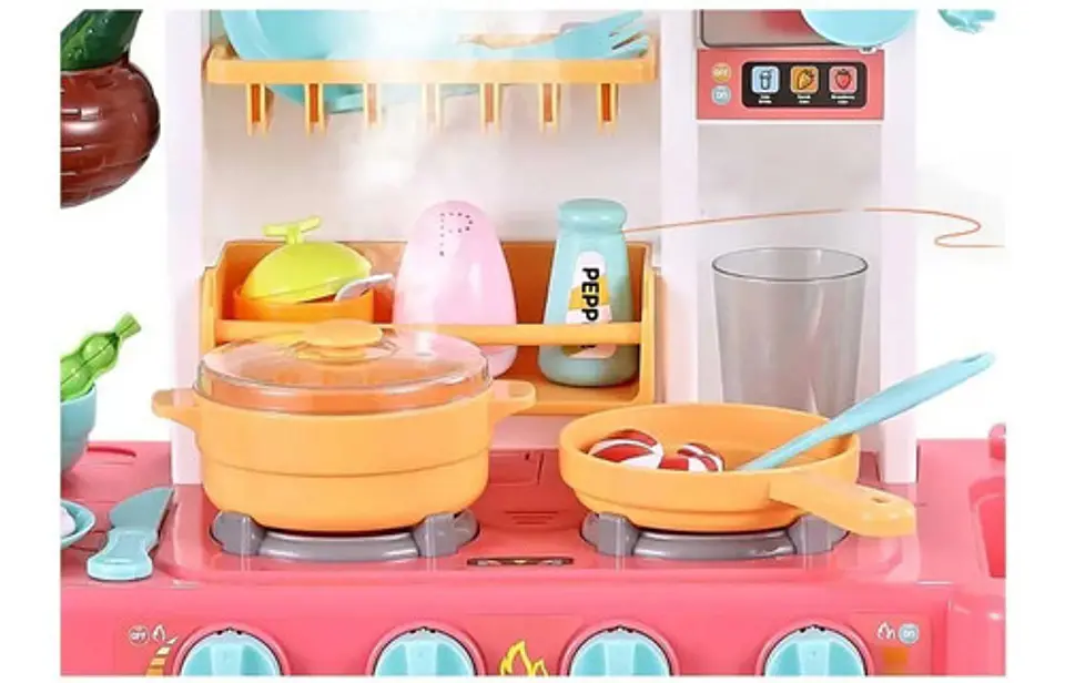 Set Cocina De Juguete Minerva De 72 Cm Con Horno, Luz Y Sonido Para Niñas Amarillo 889-165 3