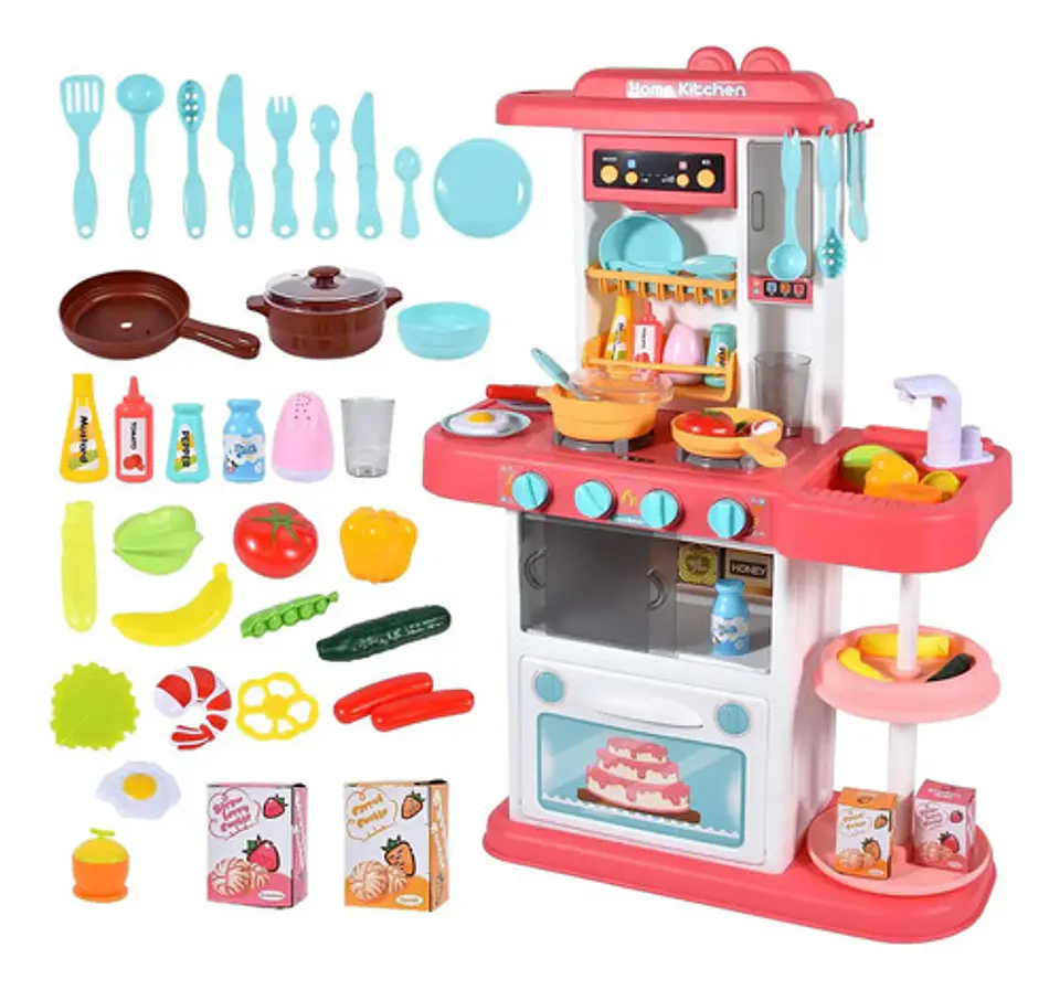 Set Cocina De Juguete Minerva De 72 Cm Con Horno, Luz Y Sonido Para Niñas Amarillo 889-165 4