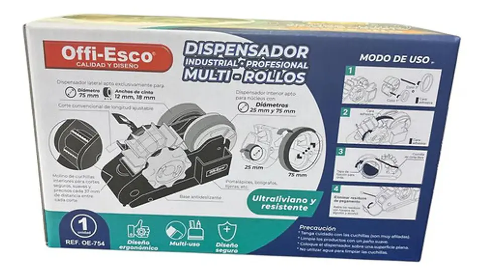 Dispensador De Cinta Multirollos Industrial Profesional 3