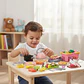 Kit Cocina Infantil 108 Pcs Utensilios Cucharas Cuchillos Coral Claro - Miniatura 4