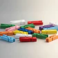 Paquete De Ganchos Decorativos De Madera Colores - Miniatura 2