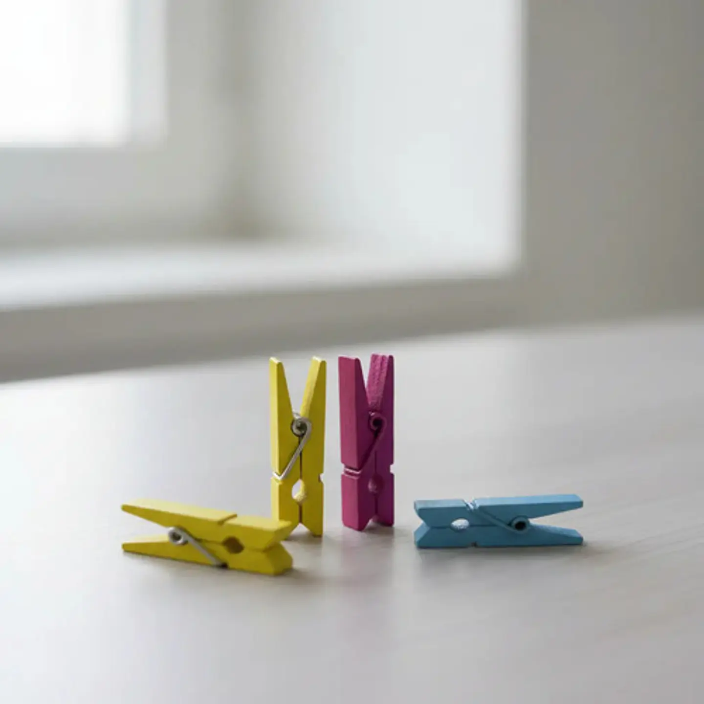 Paquete De Ganchos Decorativos De Madera Colores 4