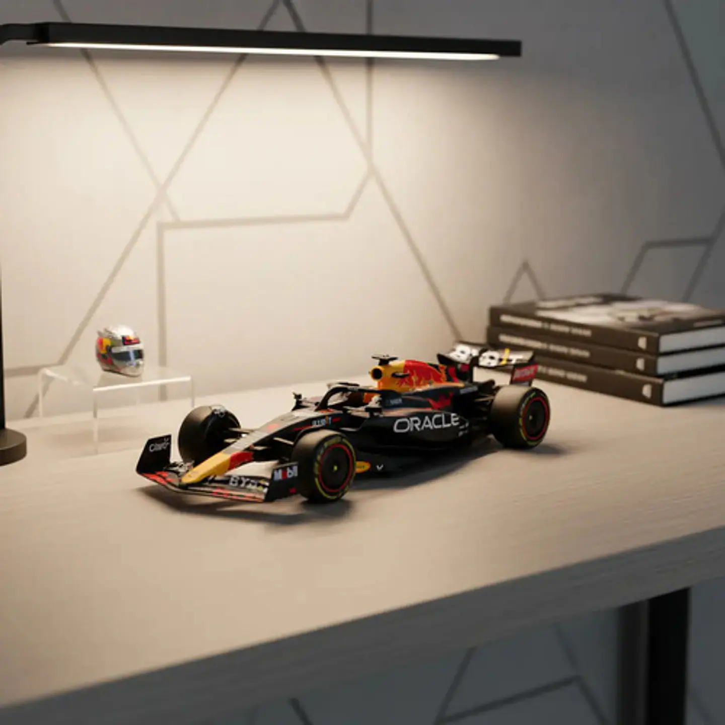 Carro A Escala 1:43 F1 Red Bull Racing Rb19 Colección 12cm 6