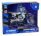Moto New ray yamaha yz450f 2017 escala 1:6 Azul - Miniatura 4