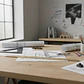 Regla De Madera Resistente X 1 Metro Marron Modisteria - Miniatura 4