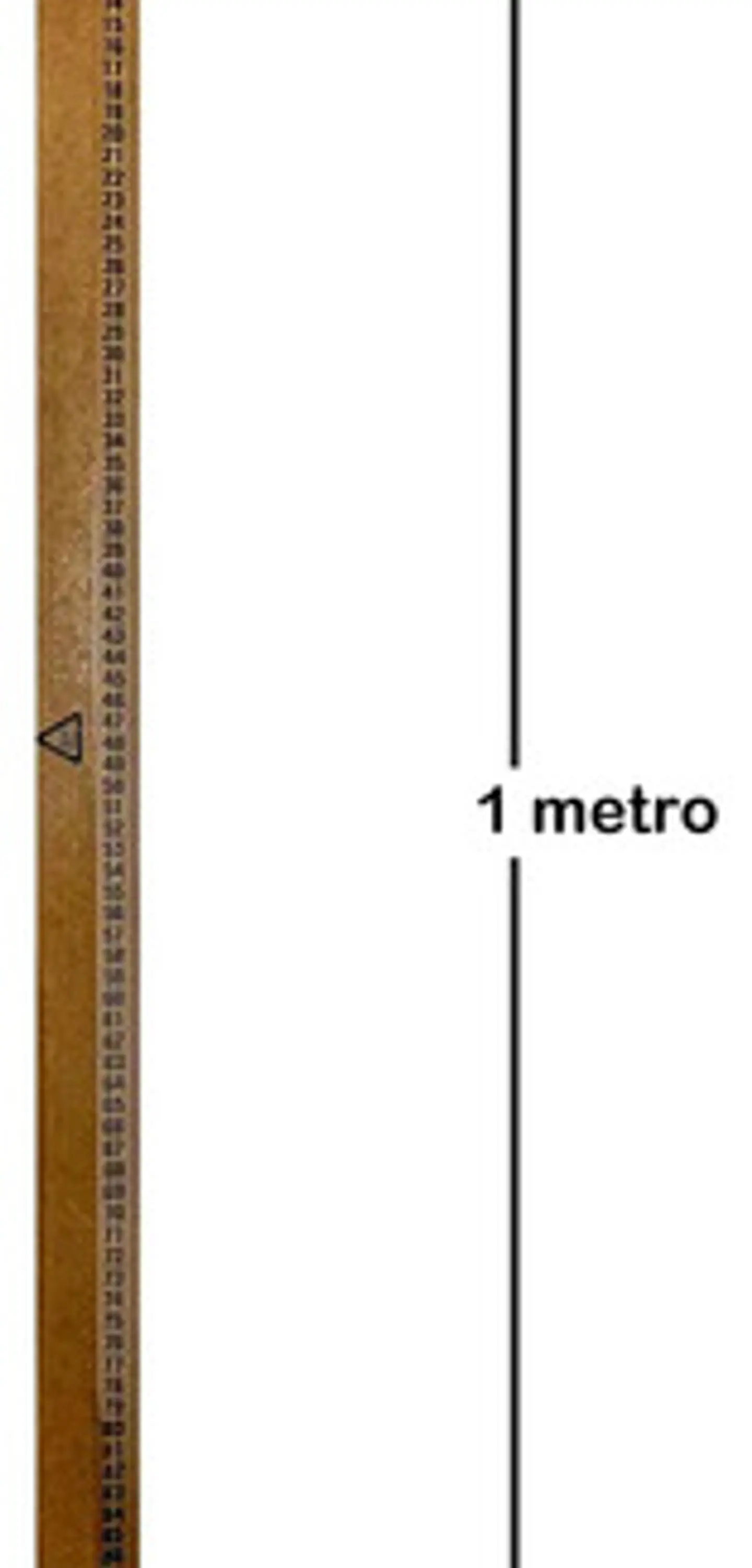 Regla De Madera Resistente X 1 Metro Marron Modisteria 5