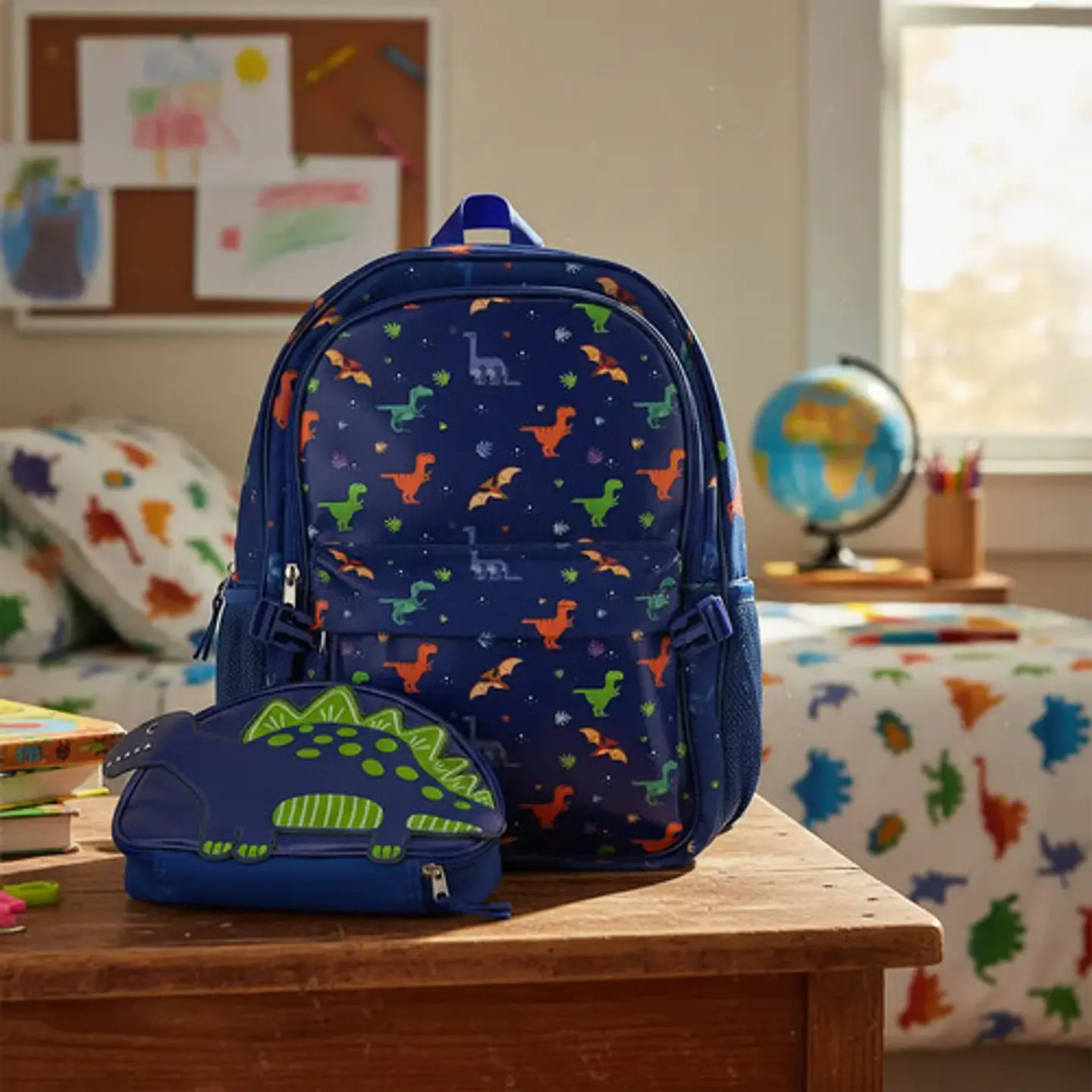 Combo Morral Maleta Mochila Y Lonchera Escolar Niños 3