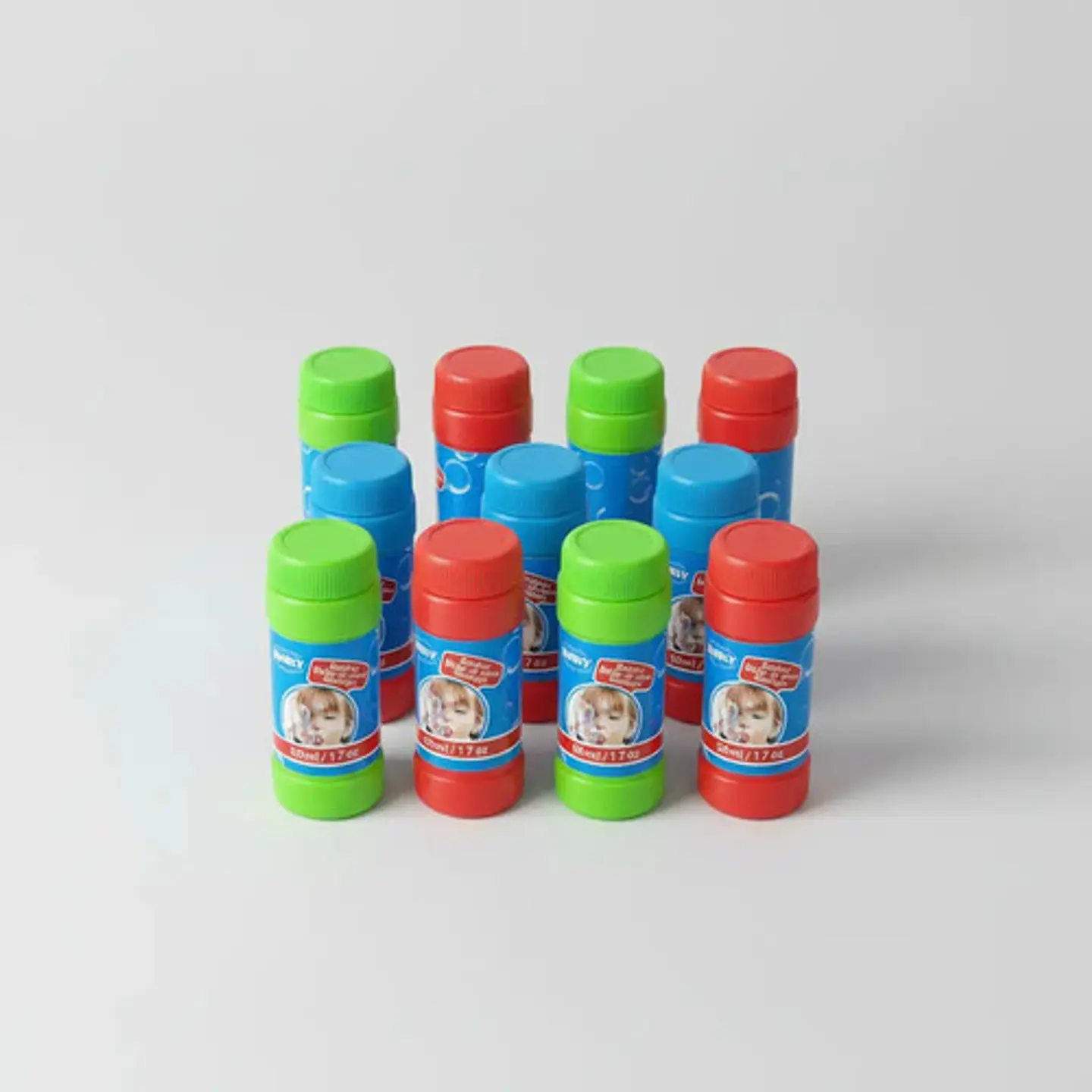 Set X2 Líquido De Burbujas Para Niños Botella Plástica Surti 1