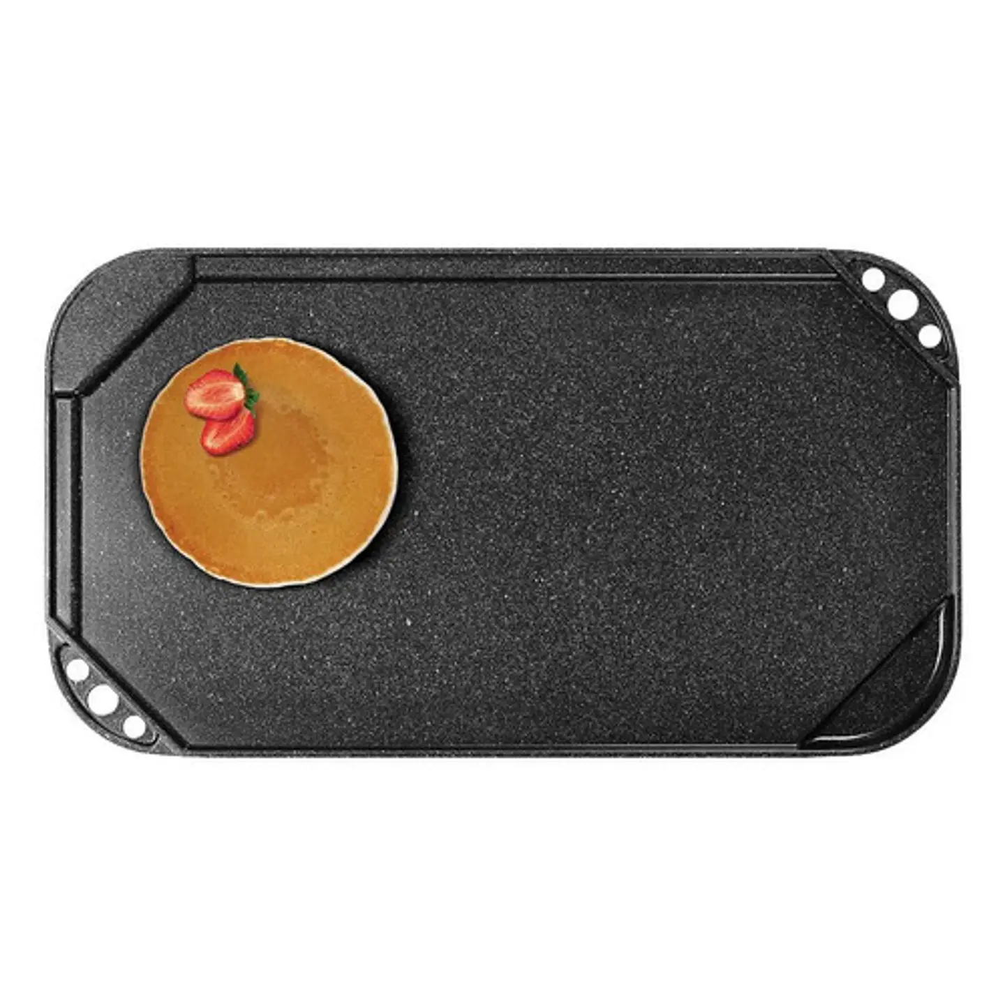 Plancha Parrilla Reversible Tramontina 80152 Titanio  4