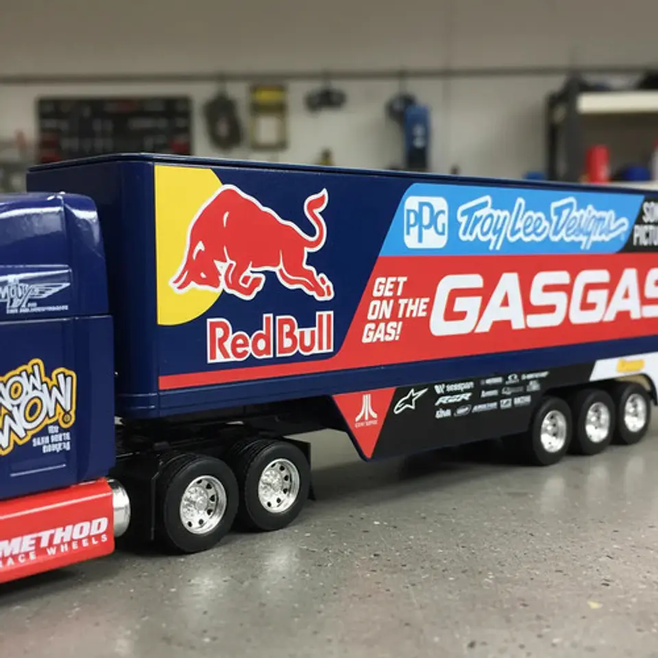 Camión New Ray 1:32 Gasgas  Troy Lee Designs 6