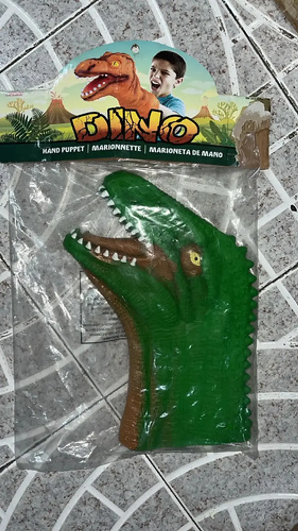 Títere De Mano Dinosaurio De Goma Para Niños 2