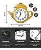 Reloj De Pared Forma Tetera Para Comedor Hogar Decoracion - Miniatura 4