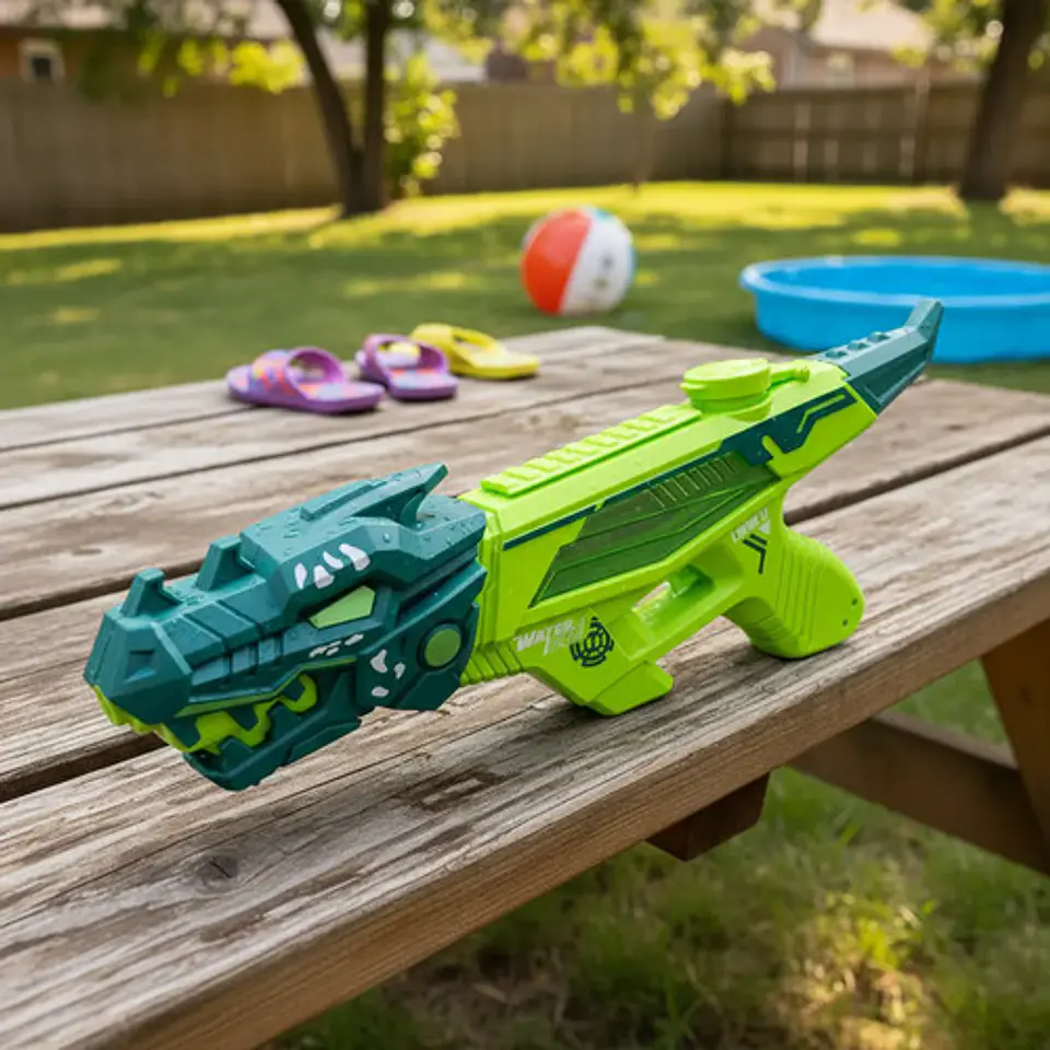 Pistola De Agua Lanzador Electrico Bateria Recargable Niña 1
