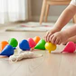 Trompos Juego Trompo Economico Plástico X 12 Unidades Multicolor - Miniatura 3