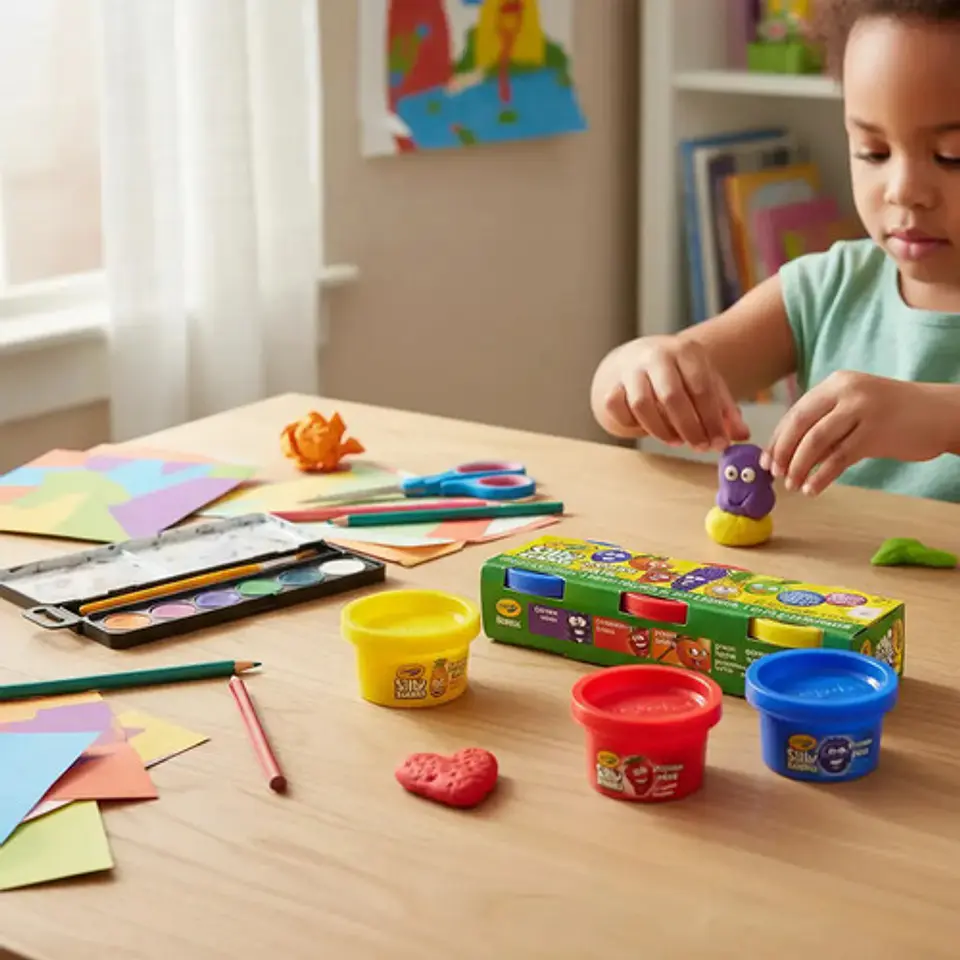 Crayola Masa Moldeable Con Aroma Frutal Silly Scent Paquete Color 3 Pack / 6 Aromas Diferentes / Plastilina 7