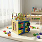 Cubo De Actividades Didáctico De Madera Montessori Laberinto - Miniatura 4