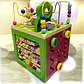 Cubo De Actividades Didáctico De Madera Montessori Laberinto - Miniatura 5