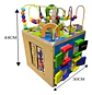 Cubo De Actividades Didáctico De Madera Montessori Laberinto - Miniatura 7