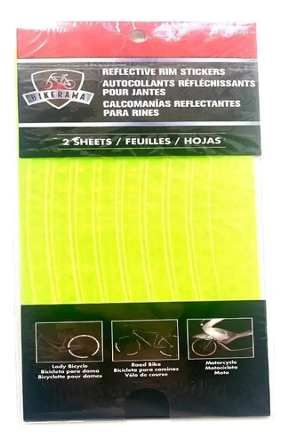 Calcomanías Reflectivas Para Rines Bicicleta Moto 3