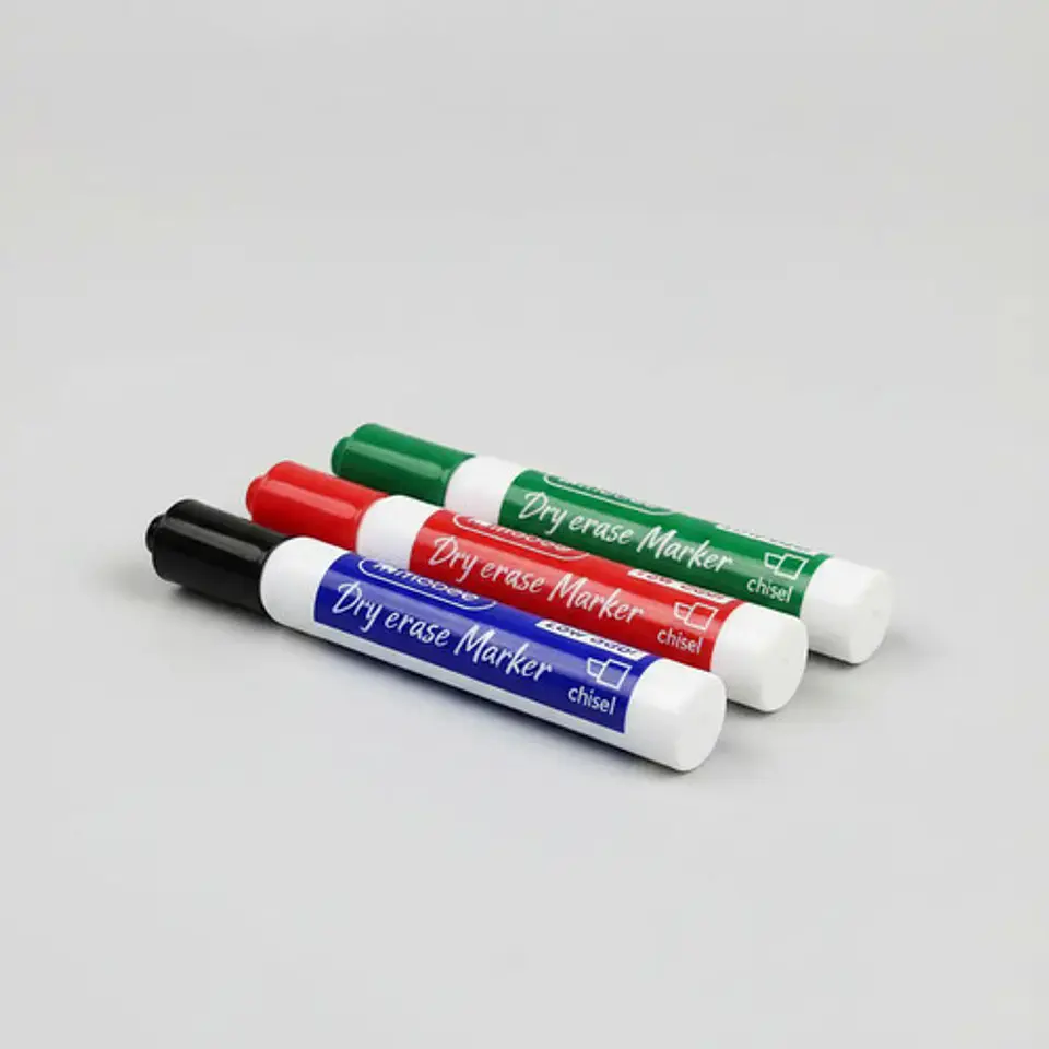 Set X4 Marcadores Borrables Numobee Punta Biselada Tablero Multicolor 3